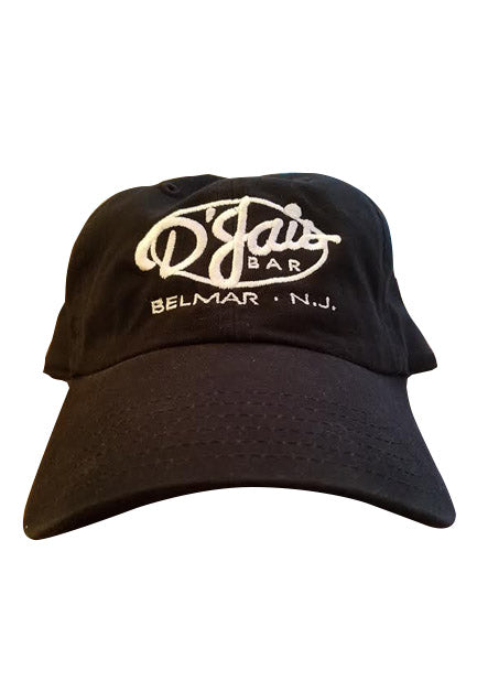 D'Jais Black w/ White Logo Dad Hat